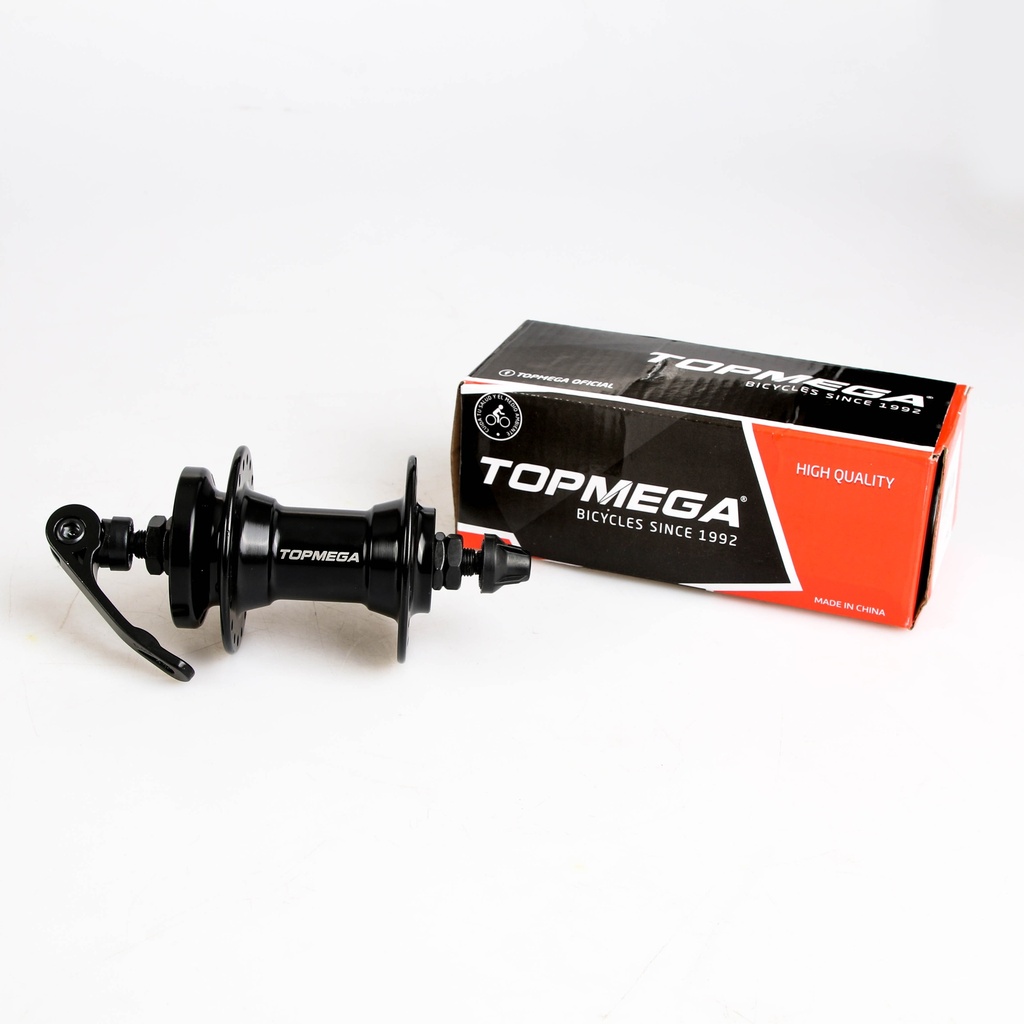MAZA DELANTERA 32AG ALUM RULEMAN F/D CIERRE NEGR TOPMEGA OEM
