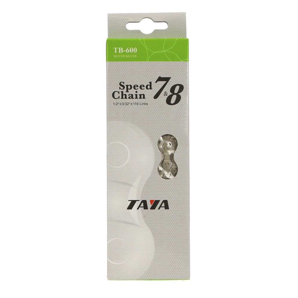 CADENA 8 VEL TAYA 1/2"x3/32" 116 ESLABONES