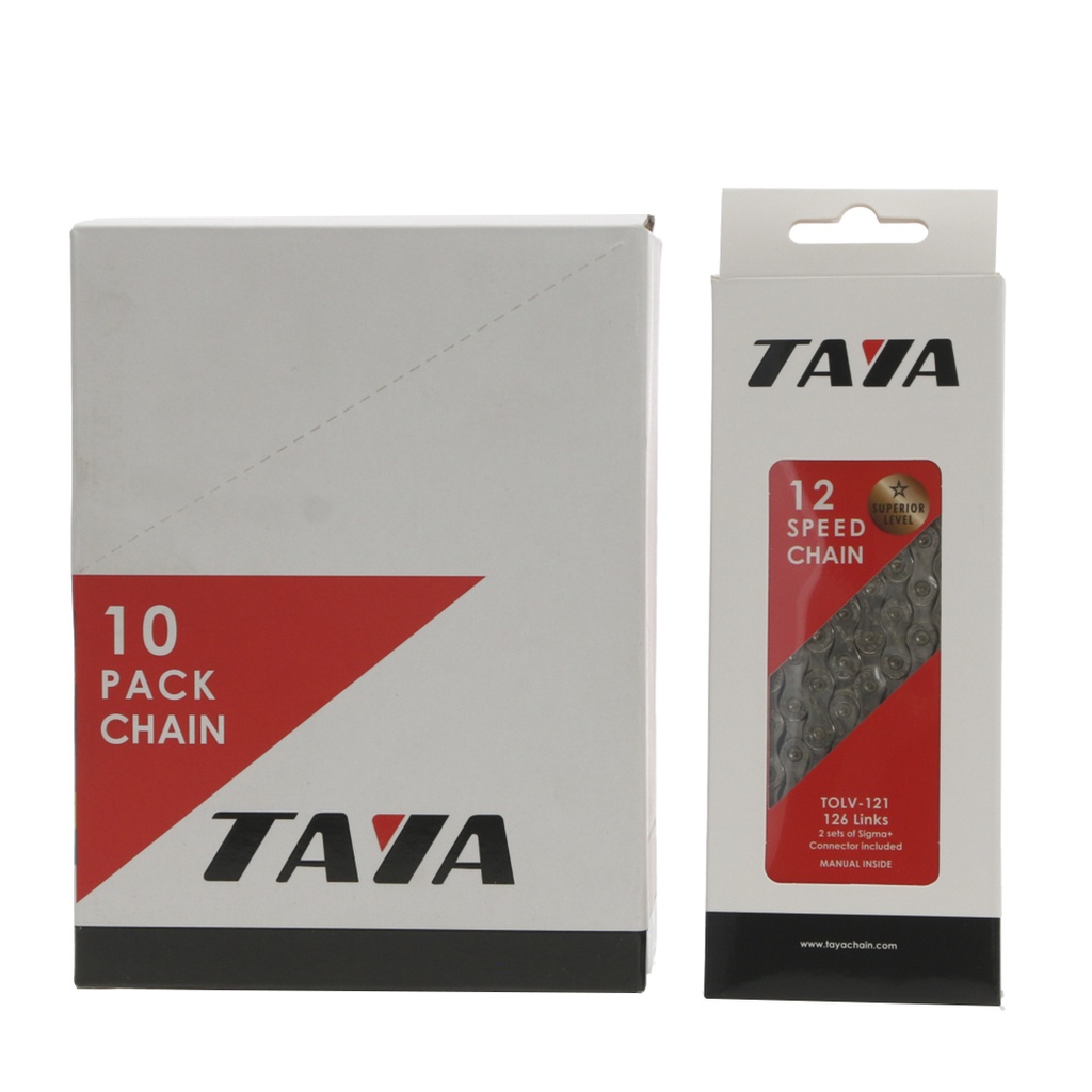 CADENA 12 VEL TAYA 1/2"x5/64" 126 ESLABONES