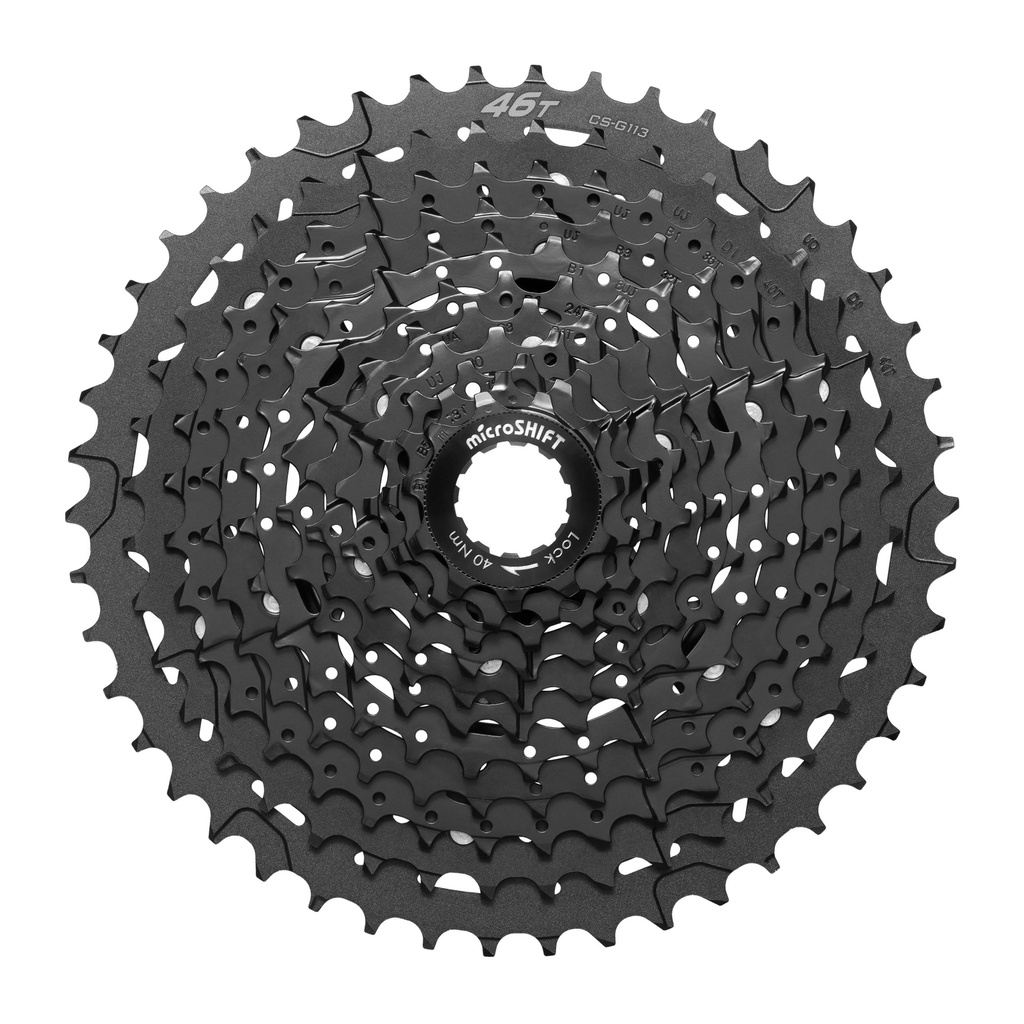 PIÑON 11 VELOCIDADES CASSETTE MTB MICROSHIFT XCD 11-46T