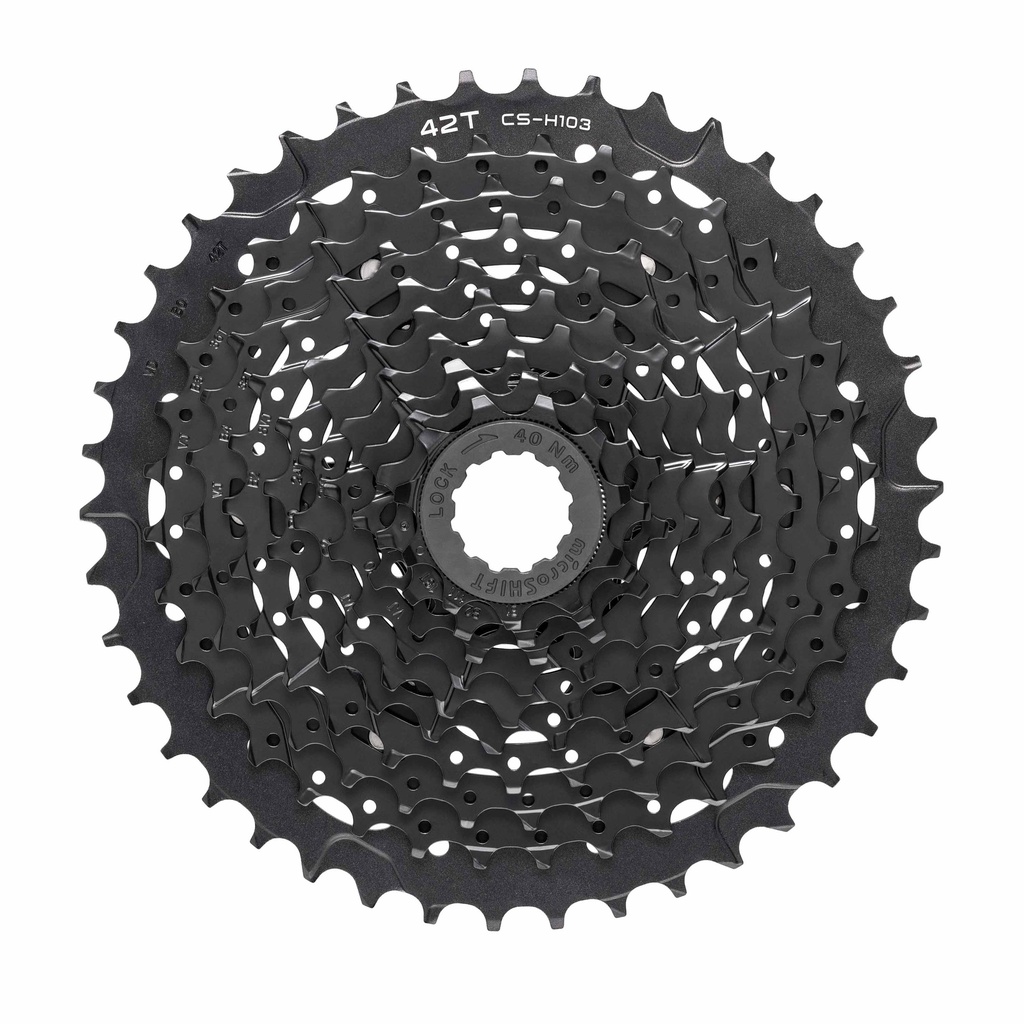 PIÑON 10 VELOCIDADES CASSETTE MTB MICROSHIFT XLE 11-42T