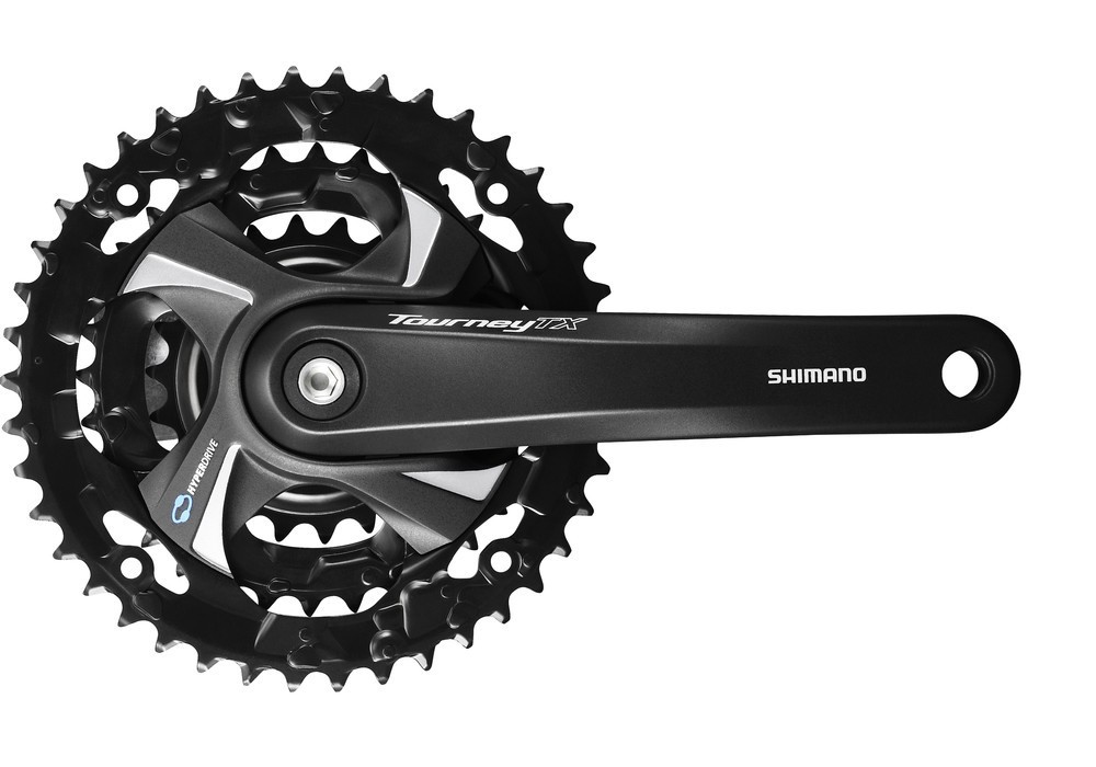 PLATO PALANCA TRIPLE MTB CUADRANTE 28-38-48TX175MM SHIMANO TOURNEY FC-TX801