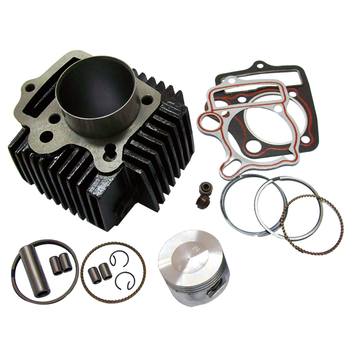 CILINDRO MOTOMEL BIT-52,4MM HIERRO C/KIT PISTON Y JUNTAS