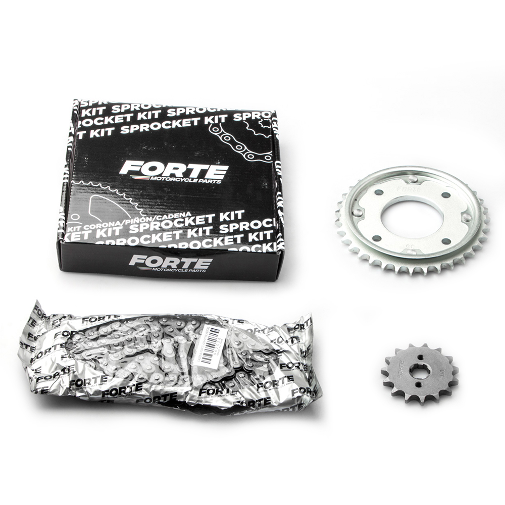 KIT FORTE HONDA BIZ 35T/15T/CADENA 428H