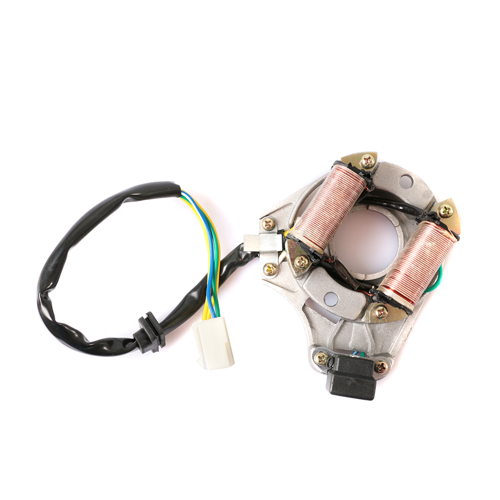 ESTATOR ZANELLA ZB 110 2 BOBINAS CON PLAQUETA