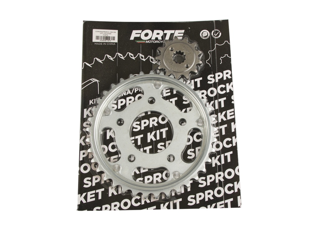 CORONA/PIÑON HONDA CBX 250 (37T-13T) P/520