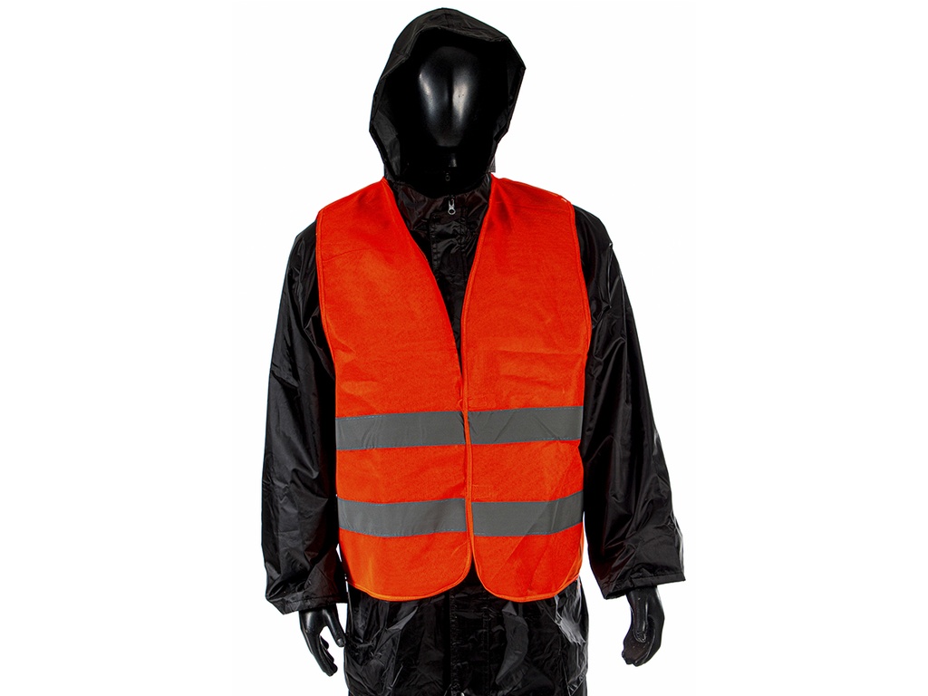 CHALECO REFLECTIVO NARANJA FLUO XXL (80 gramos)