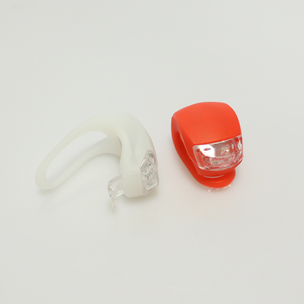 BALIZA TOPMEGA SET D/T SILICONA 2LED 3FUNCION C/SUJETADOR SIN PILAS