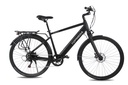 BICICLETA ELECTRICA TOPMEGA URBANA ALUMINIO R700 250W 36V 6VEL NEGRO