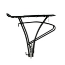 PORTAPAQUETE MTB ALUMINIO REGULABLE NEGRO