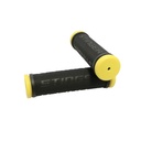 PUÑO MTB TPR 130MM BICOLOR NEGRO/AMARILLO