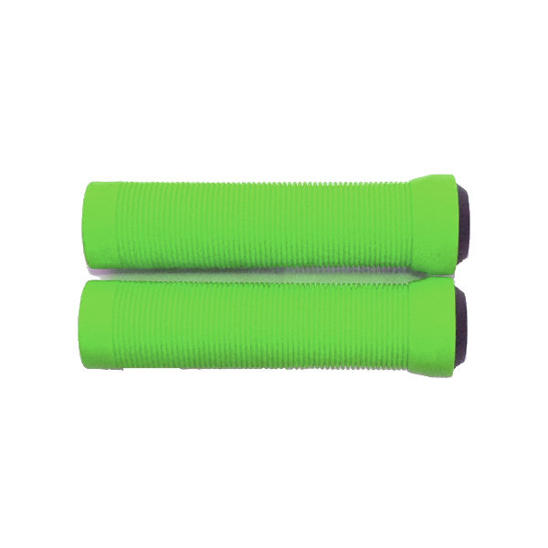 PUÑO MTB PVC 125MM RANURADO VERDE