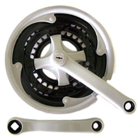 PLATO PALANCA TRIPLE MTB CUADRANTE 24-34-42TX152MM TOPMEGA CON CUBRE