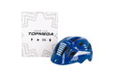 CASCO INFANTIL TOPMEGA CON REGULADOR AZUL TALLE S (52-56CM)