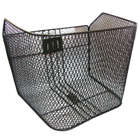 CANASTO TEJIDO NEGRO GRANDE 34X26X26MM SIN VARILLAS