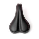 ASIENTO MTB/RUTA 245x160MM TAPIZADO NEGRO/GRIS CON LÍNEA