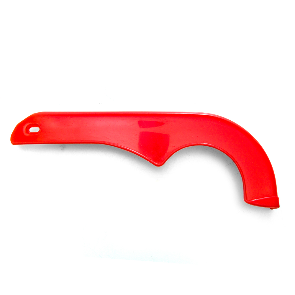 CUBRECADENA DE PVC 12" CROSS ROJO