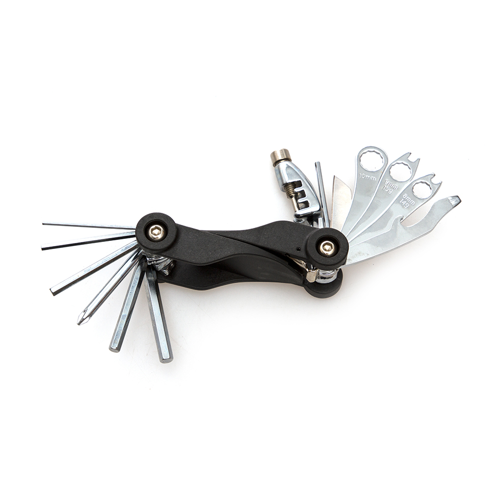 LLAVE MULTI HERRAMIENTA PLEGABLE C/CORTA CADENA 14F