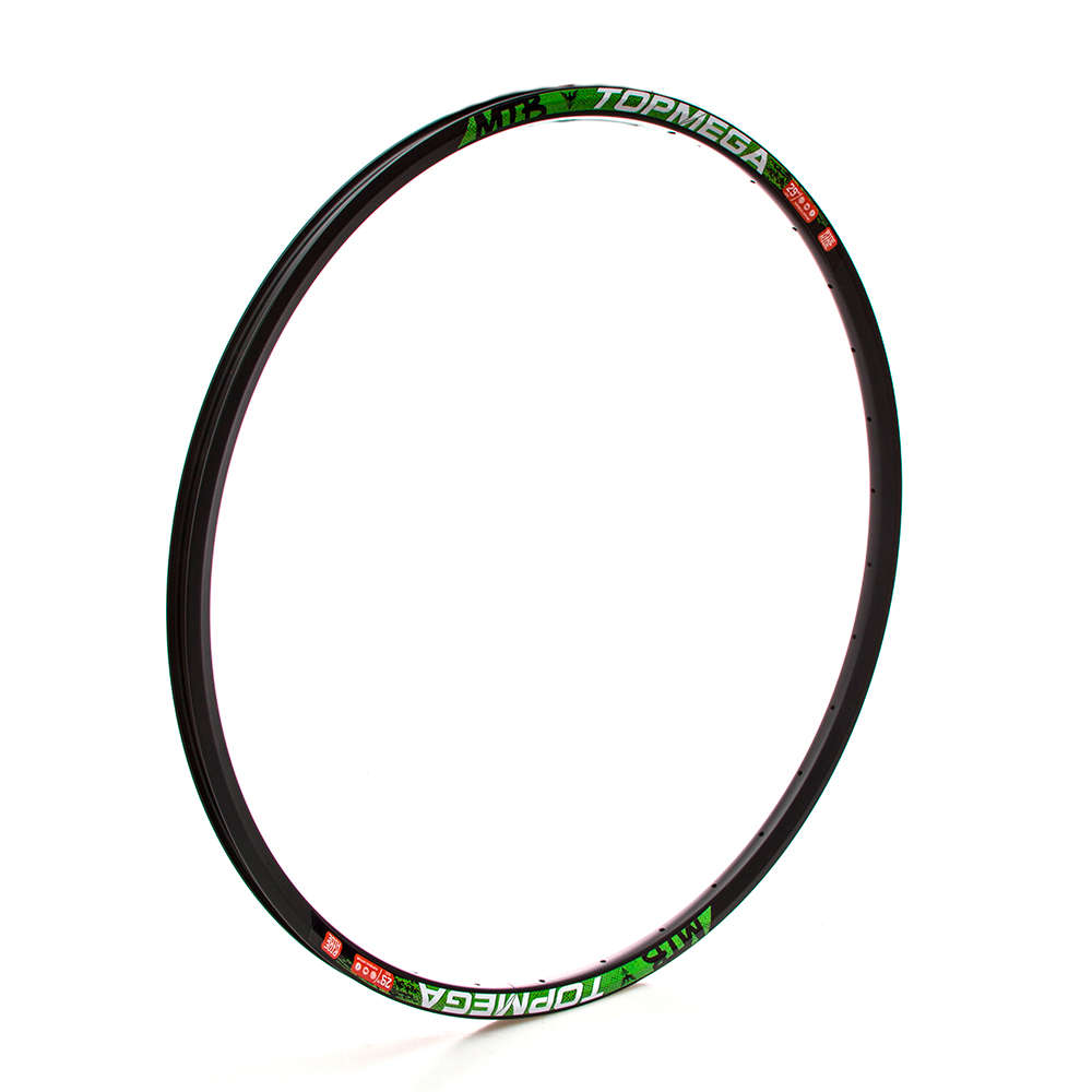 LLANTA 29''19.5X20.8MM 32A MTB D/PARED NEG/VERDE TOPMEGA