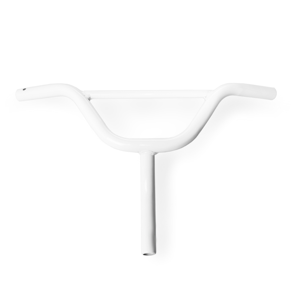MANUBRIO CROSS INFANTIL R12 BLANCO ACERO SIN EXPANDER