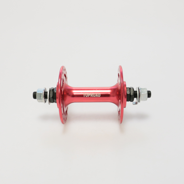 MAZA DELANTERA 36AG ALUMINIO FIXE C/RULEMAN TOPROAD ROJO