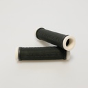 PUÑO MTB TPR 130MM BICOLOR NEGRO/BLANCO