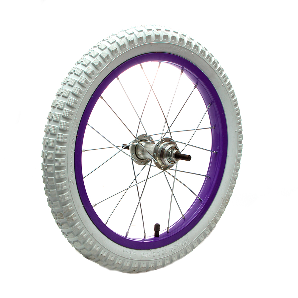 RUEDA 12'' LLANTA ALUMINIO VIOLETA CUB/BLANCA