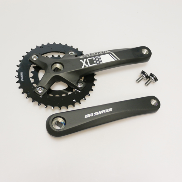 PLATO PALANCA DOBLE MTB CUADRANTE 36-22X175MM C/PALANCA ALUMINIO SR XCM