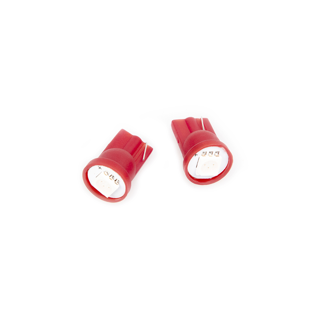 LAMPARA 1 LED T10 12V SMD ROJO