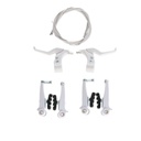 FRENO V-BRAKE NIÑO RESINA MANIJA/CABLE JGO BLANCO
