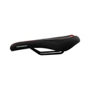 ASIENTO MTB/RUTA 270x150MM NEGRO/ROJO SIN GRAMPA