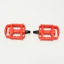 PEDAL PVC NIÑO 100X70MM 1/2'' RDO 16'' ROJO