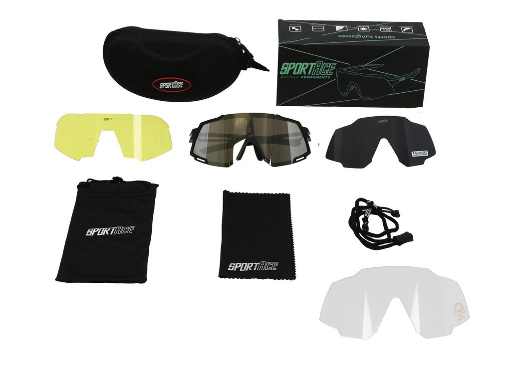 GAFA CICLISMO SA-838 SPORTACE NEGRO/GRIS C/ESTUCHE FOTOCROMATICO