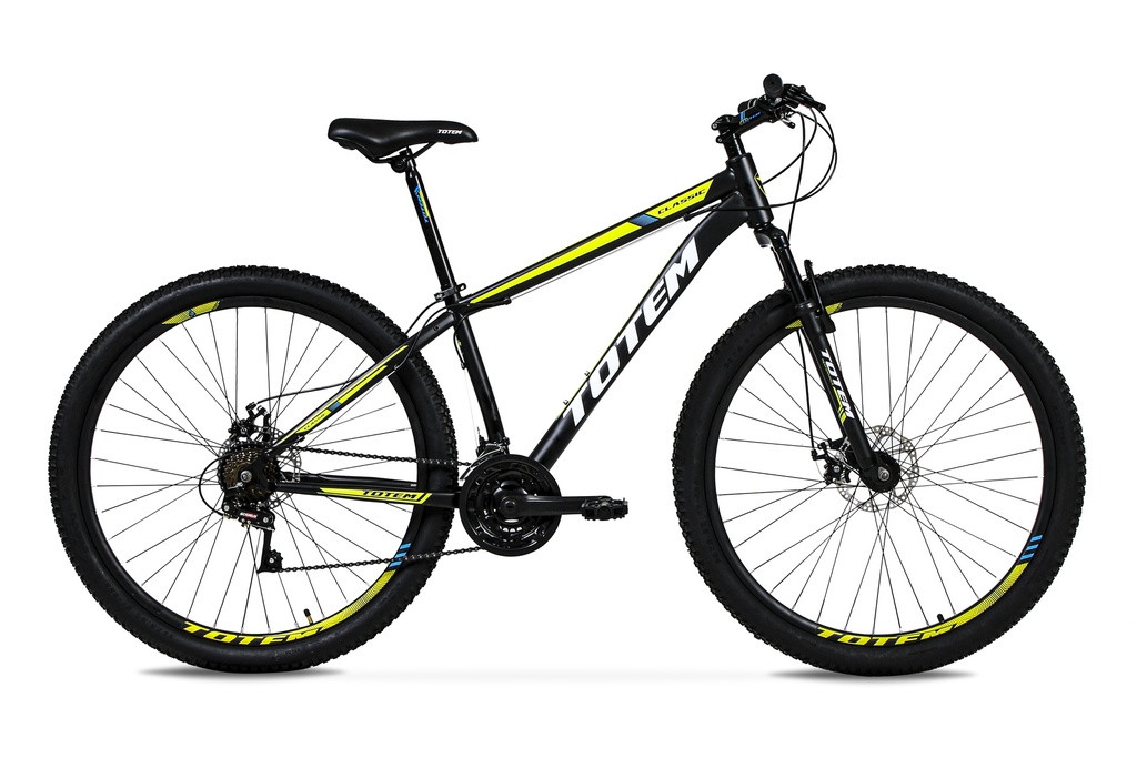 BIC MTB TOTEM ACERO 21VEL SUNRUN NEGRO/AMARILLO TALLE M