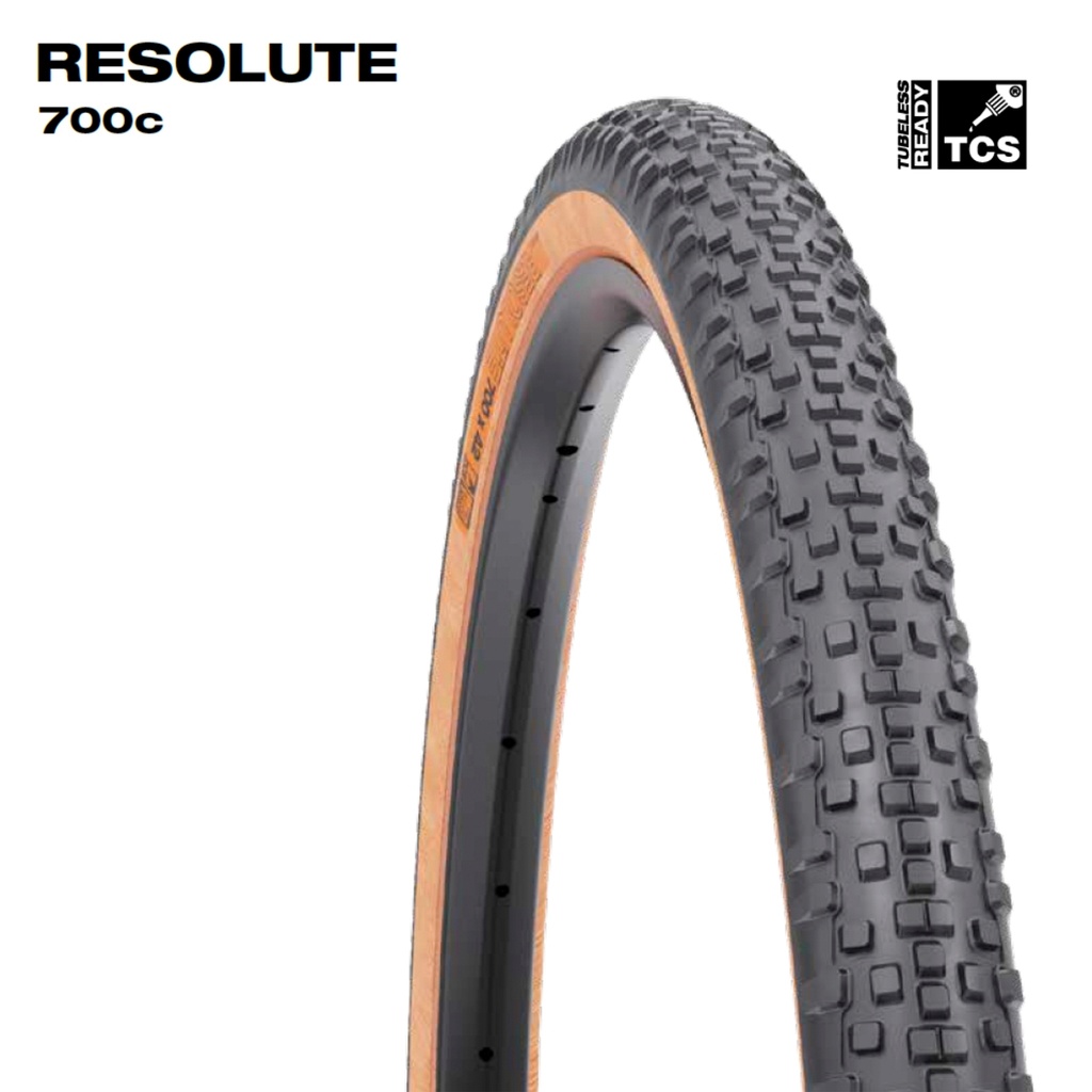 CUBIERTA 700X42 GRAVEL WTB RESOLUTE COMP/FAST ROLLING 27TPI DNA OEM TANWALL